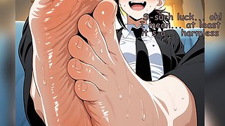 Anime, femdom feet, hentai feet