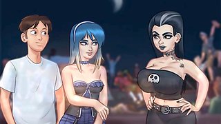 Sensual love making and hot moans with anime vibes