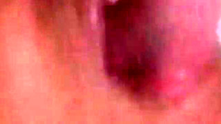 Hairy Ebony Pussy Stretched Wide Dripping Thick Cum Loads