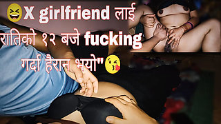 Nepales36 Exhausted Fucking Ex-Girlfriend Midnight Doggy Style HD Homemade