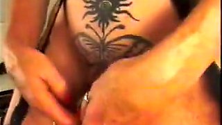 Horny homemade Close-up, Tattoos adult video