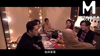 Asian Christmas Cosplay Sex Party - Xia Qing Zi & Uni Shiokawa Big Tits Orgy POV