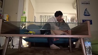 200gana-2497　ミニスカートから伸びる脚についついムラムラ