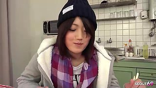 Japanese Step-Sister First Time Sucking