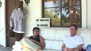 Busty Blonde MILF Double Fucked by Two Studs