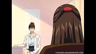 Hot Anime Teen Masturbates Hard and Moans Loudly