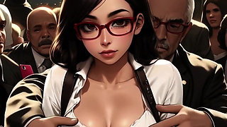 Cockhungry College Girls Get Gangbanged in a Mosh Pit