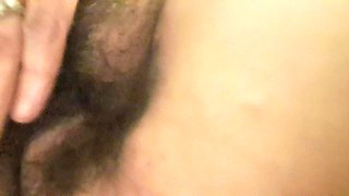 Hairy Vagina of Mature MILF Close up