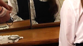 Step-mum Catches College Girl Mila at Her Dressing Table Face Slapping Punishment Wmv