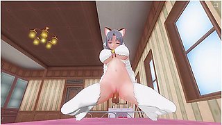 3d Hentai Pov Yumi Rides Cock To Get Her Pussy Creampied
