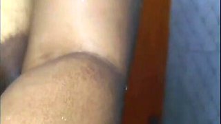 Indian desi cougar step-mother bathing MMS voyeur camera real wifey