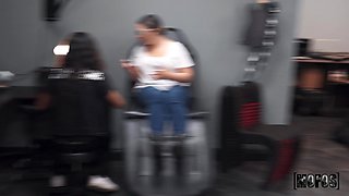 Lewd hot babe POV exciting sex video