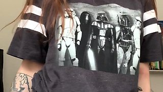 This large amateur cam girl has some very big boobs
