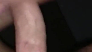 Footsie MILF get's cum on feet!