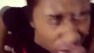 Ebony Amateur's Massive Facial