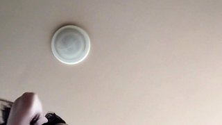 Busty brunette anal solo masturbation