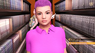 Being a dik, anime teen, big ass