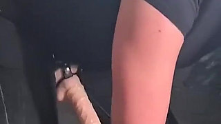 Fucked When Caught Wearing Girlfriends Latex Dress