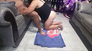 My Neighbor's Grandma Gives Me a Great Blowjob