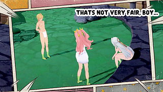 Aether lost in time 1 : Yixuan and Nicole (zenless zone zero) in hot spring !