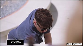 Busty Blonde Milf Laura Bentley Cant Resist Pool Boys Thick Cock