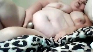 Dildo disappears in my fat old pussy: Amateur, Solo  Masturbation Porn