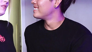 Cute Asian Guy Gets a Private Russian Lesson and Amazing Sex From Polly Yangs