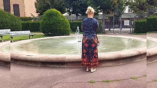 Amateur Blonde Mature Wife Enjoys Sex After Walk