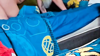 While she was taking a nap, her stepfather came to penetrate her.