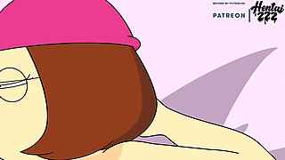 Family Guy Meg Griffin and Cleveland Creampie