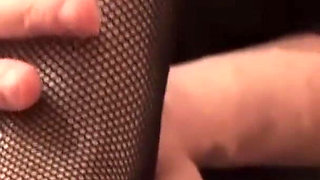 Foot massage by a slave