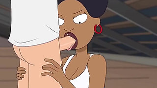 Rick and Morty - a Way Back Home - Sex Scene Only - Part 51 Reka Blowjob by Loveskysanx