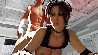 Desi amateur sex with Indian aunty in a steamy 3D setup