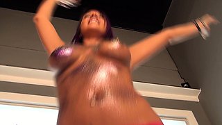 Big boobs milf masturbates with her dildo