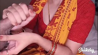 Indian Wife Cheats On Husband With Ex Boyfriend - Homemade Blowjob & Doggy Style