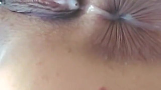 Huge Tit Blonde Michelle Honey Plunges Vibrator by the Pool