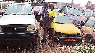 The Mechanic And His Clientele Caught Fucking Publicly In A Car Garage In Front Of Other Clients With His Big Long Cock In His Work Clothes On African Street Thug 13 Min