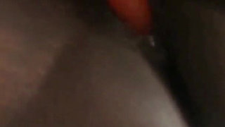 Stimulating My Clit with Wand Fucking My Pussy with Big Dildo