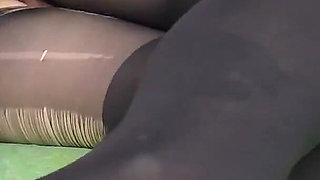 Teen Big Ass Handjob Her Feet Pantyhose