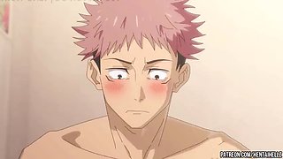 Jujutsu kaisen hentai Kugisaki gets a creampie in her tight pussy 2D animation