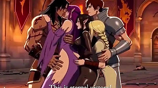 After an epic fantasy battle victors claim their spoils