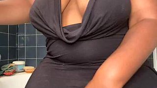 Eboni big tits milf masturbate hairy pussy