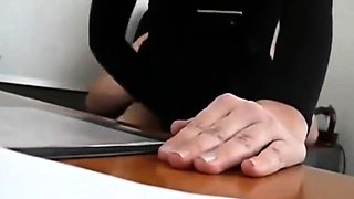 Real Secretary Gets Fucked In The Office