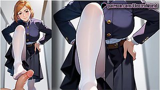 Nobara Kugisaki Wants To Eat Your Hot Cock, But Shes Shy With Car Toon