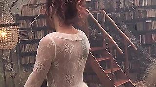 A Beautiful Nymph in a Secret Garden