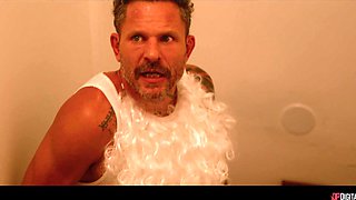 Mikey Star's Wild Christmas Threesome Sparks Interracial Passion Heat