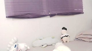 DEERWatch Busty   in kitty outfit masturbates -   Deer