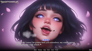 Obsessed Lucy 09 By VNGTrash - Big cock filling a tight pussy with cum. deep creampie orgasm