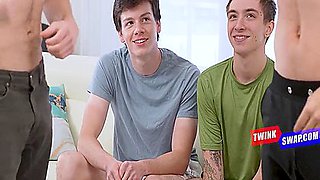 Stepdads Strength Test Becomes Horny Quest With Jacob King, Ethan Sinns And Eddie Patrick