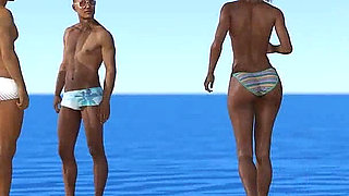 Tacos Married Man Got Head From Slutty Girl in the Toilet After That He Watched His Wife Parading Topless on the Beach Ep 94